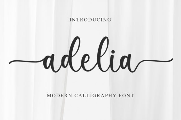 Adelia: A Script Font for Elegant, Handwritten Design