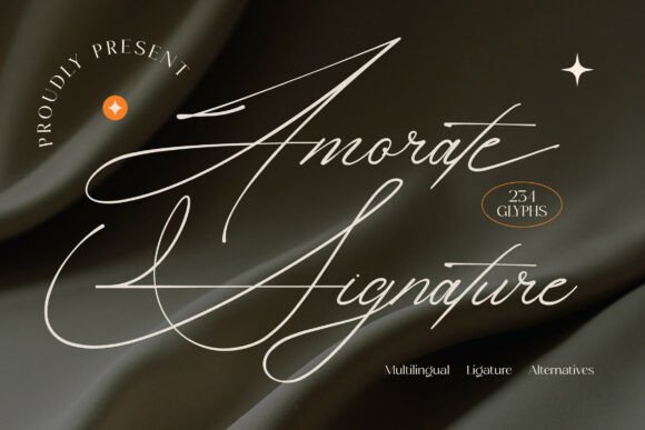 Amorate Signature: A Font That Feels Like a Personal Touch
