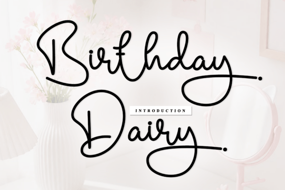 Birthday Dairy: Artisanal Elegance for Modern Branding