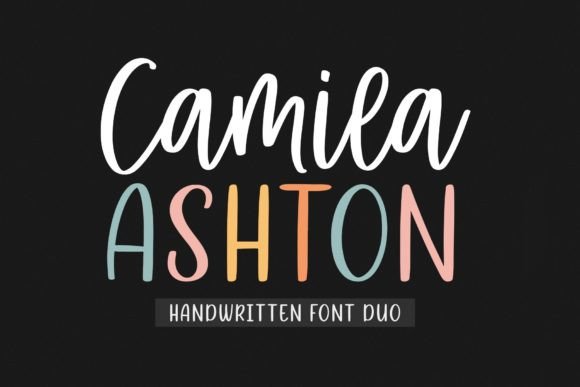Camila Ashton: A Font Duo That Brings Creative Ideas to Life