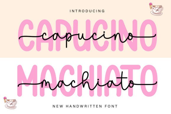 Capucino Machiato Duo: A Font Pairing for Romantic Branding