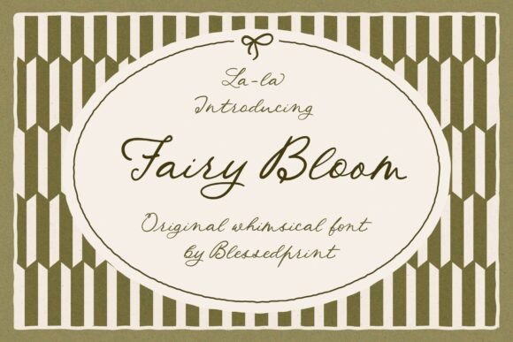 Fairy Bloom: A Modern Script for Magical Design Projects