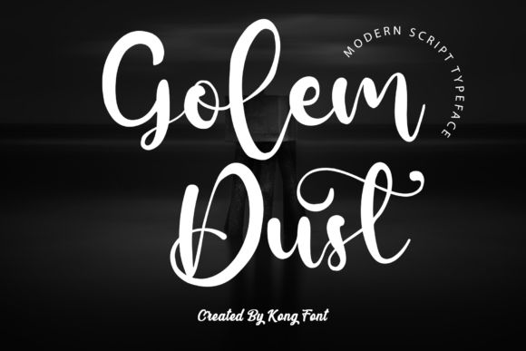 Golem Dust: A Modern Script with a Playful Edge