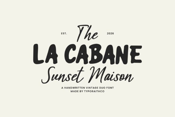La Cabane Sunset Maison: A Vintage Duo for Authentic Branding
