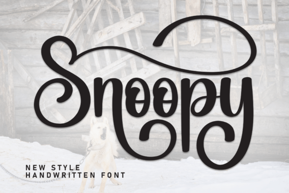 Snoopy: A Stylish Script for Authentic Branding