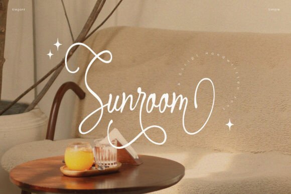 Sunroom: A Handwritten Typeface for Modern Elegance