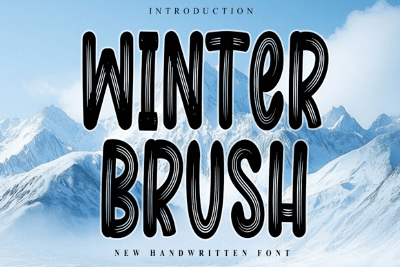 The Flowing Elegance of Winter Brush