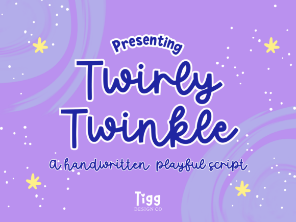 Twirly Twinkle: The Playful Script Font for Dreamy Designs